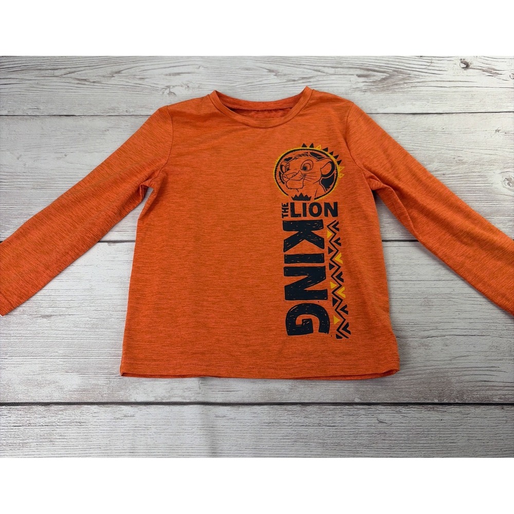 Disney Jumping Beans Active Boys 5T The Lion King Graphic Print LS Shirt
